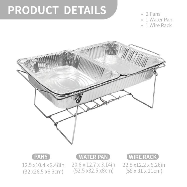 4 Pack Disposable Chafing Dish Buffet Set suppliers
