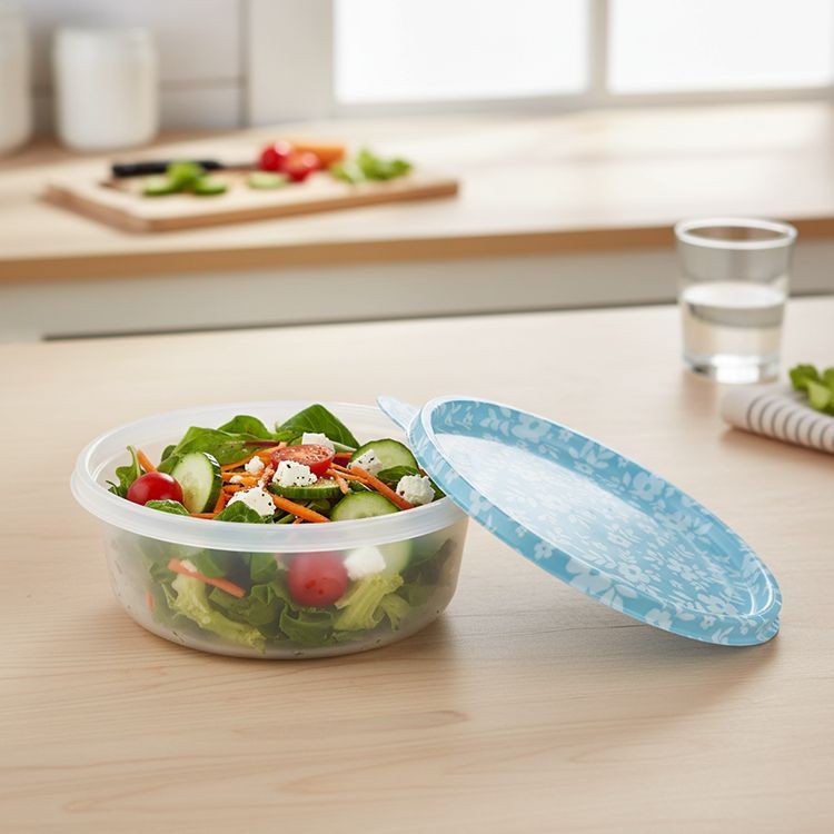 Printed Lid Plastic Bowl price